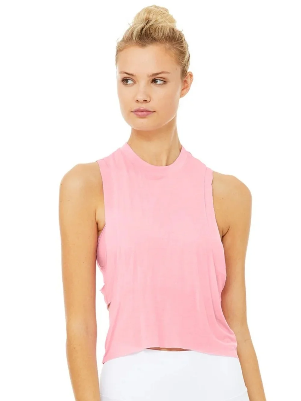 Alo Cool Elements Tank in Flamingo Size Small